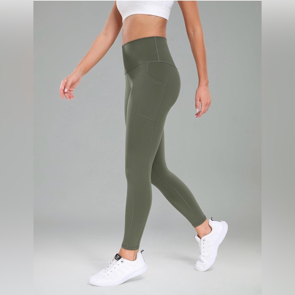 Colorfulkoala Women's High Waisted Yoga Pants 7/8 Length Leggings Pockets Medium - Picture 9 of 11